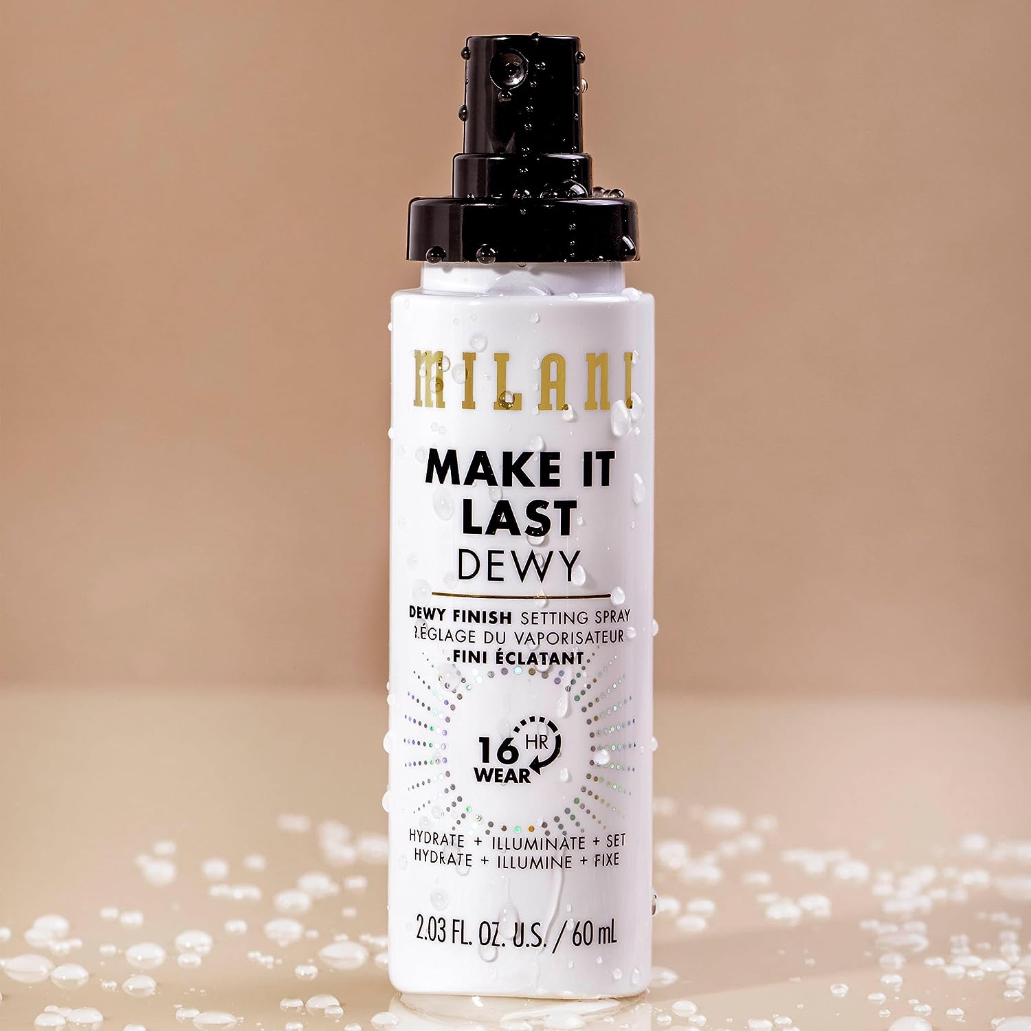 Milani Make It Last - Dewy Setting Spray 3 in 1- Hydrate + Illuminate + Set, Makeup Finishing Spray - Makeup Primer &amp; Hydrating Setting Spray - 2 Pack