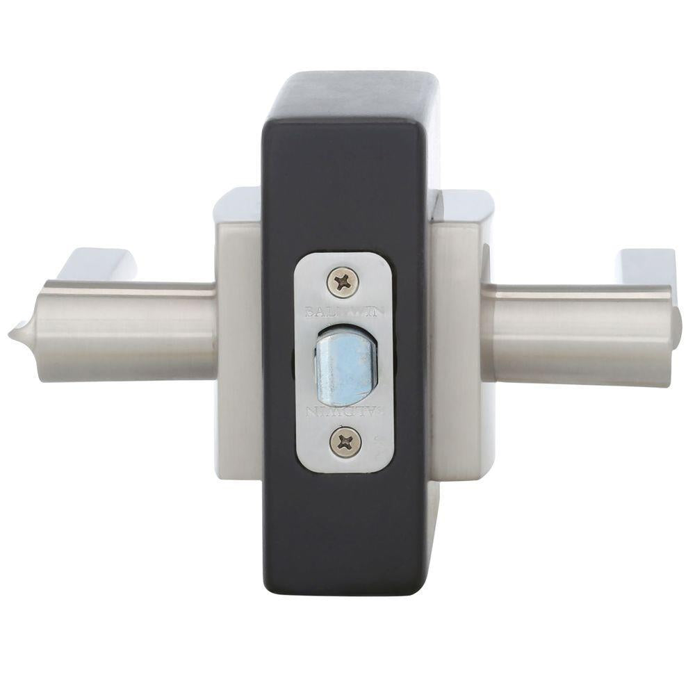 PrestiSpyglass Satin Nickel Bed/Bath Door Lever