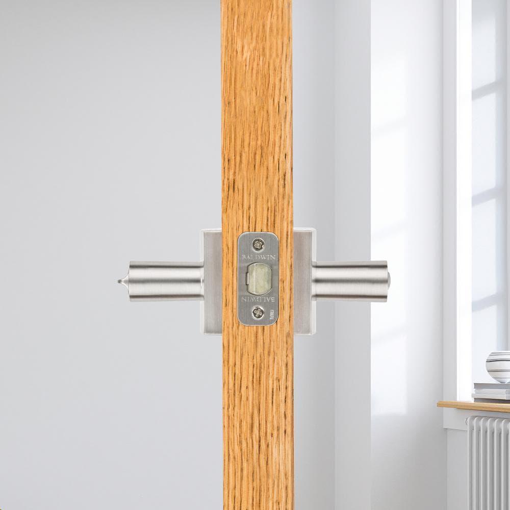 PrestiSpyglass Satin Nickel Bed/Bath Door Lever