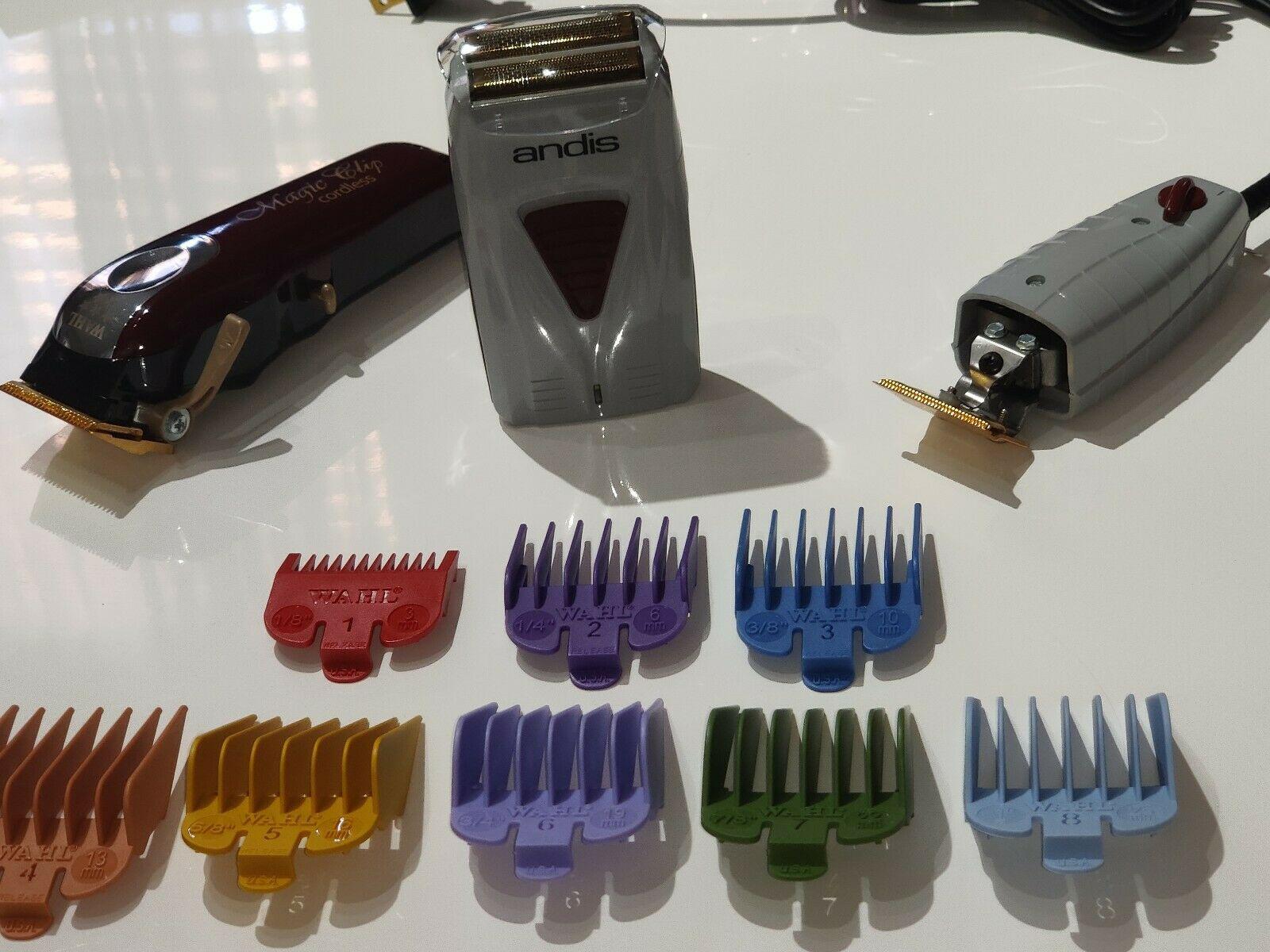 hl 5 Star Magic Clip  Cordless  Clipper combo Andis t outliner and shaver