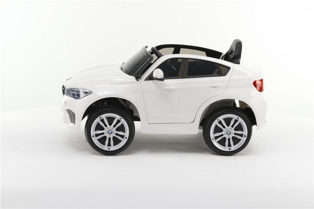 Newest Official 12v BMW X6 M Kids Ride On Car With Leather,Remote Control, Music, Lights