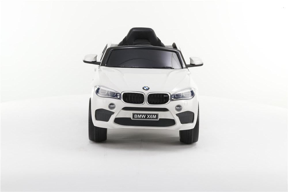 Newest Official 12v BMW X6 M Kids Ride On Car With Leather,Remote Control, Music, Lights