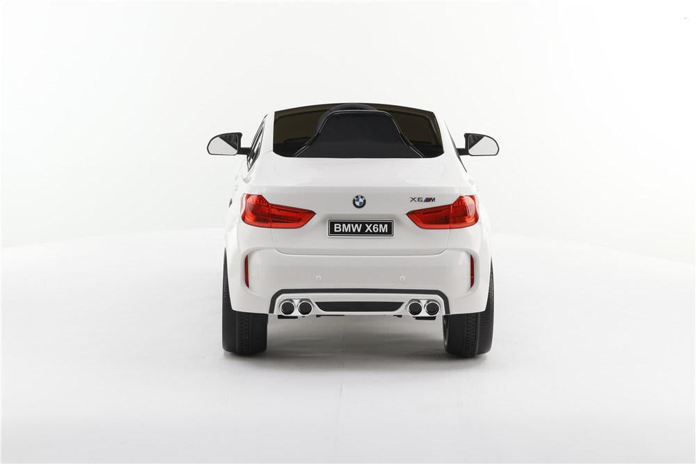 Newest Official 12v BMW X6 M Kids Ride On Car With Leather,Remote Control, Music, Lights