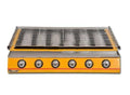 1pc Commercial 6 head gas-fired grill smokeless barbecue machine