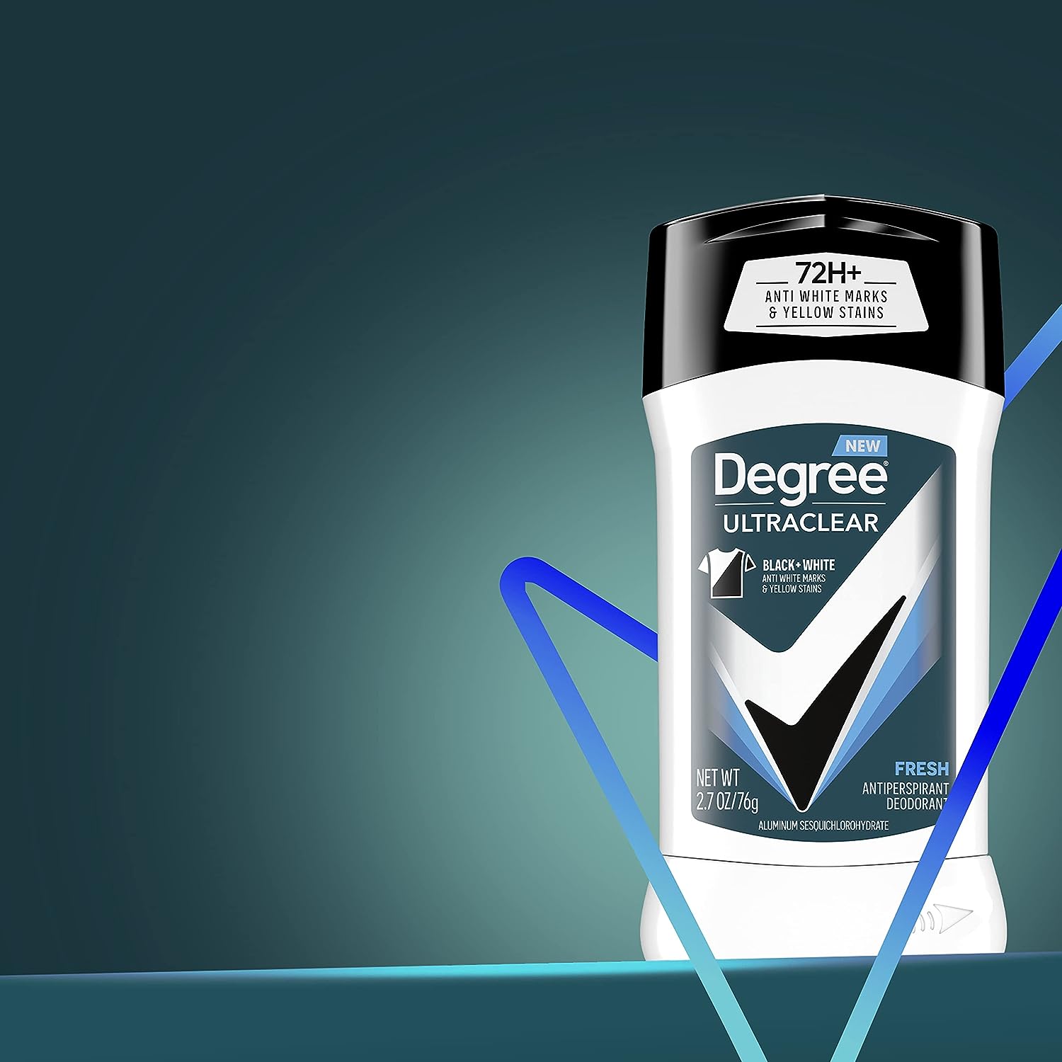 Degree Men UltraClear Antiperspirant Deodorant Fresh, Pack of 12, 72-Hour Sweat &amp; Odor Protection Antiperspirant For Men With MotionSense Technology 2.7 oz