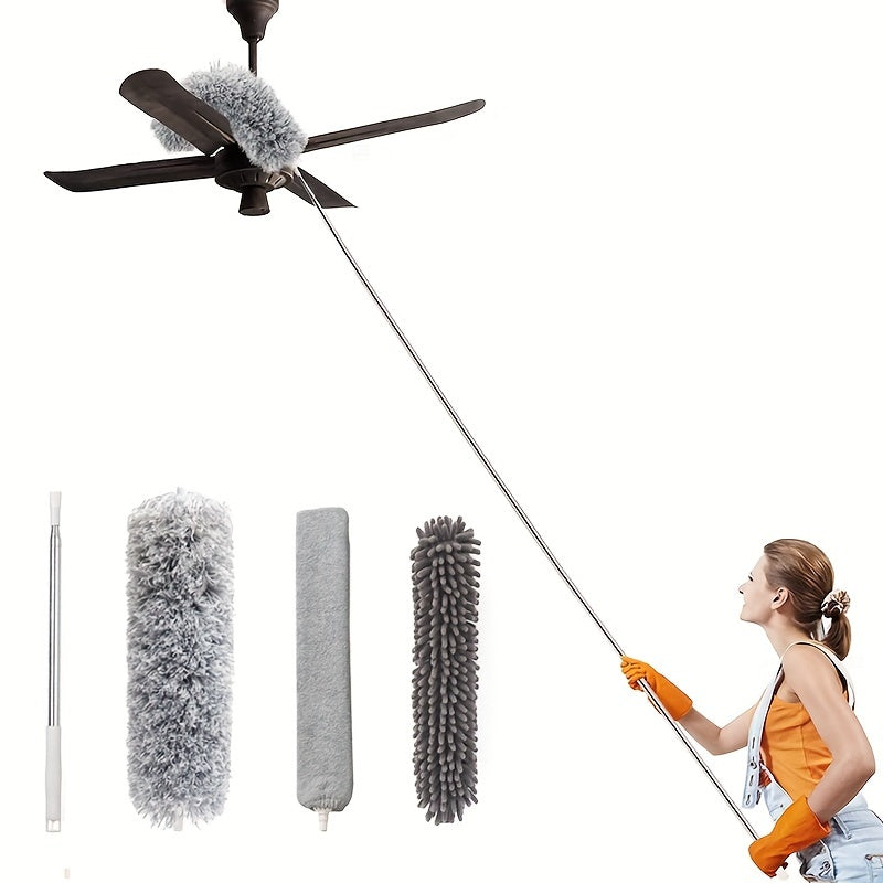 Retractable Duster For Home Living Room Bedroom, Home Cleaning Tool, Household Accessories