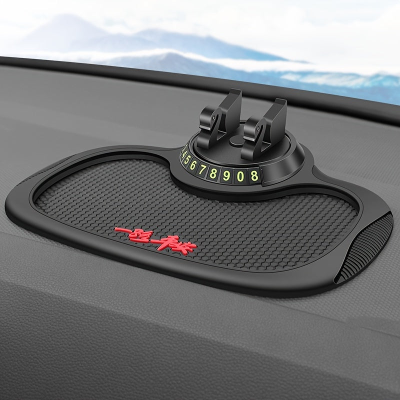 Multi-Functional Car Anti-Slip Mat, Auto Phone Holder Non Slip Sticky Anti Slide Dashboard Phone Mount Silicone Dashboard Car Pad Mat