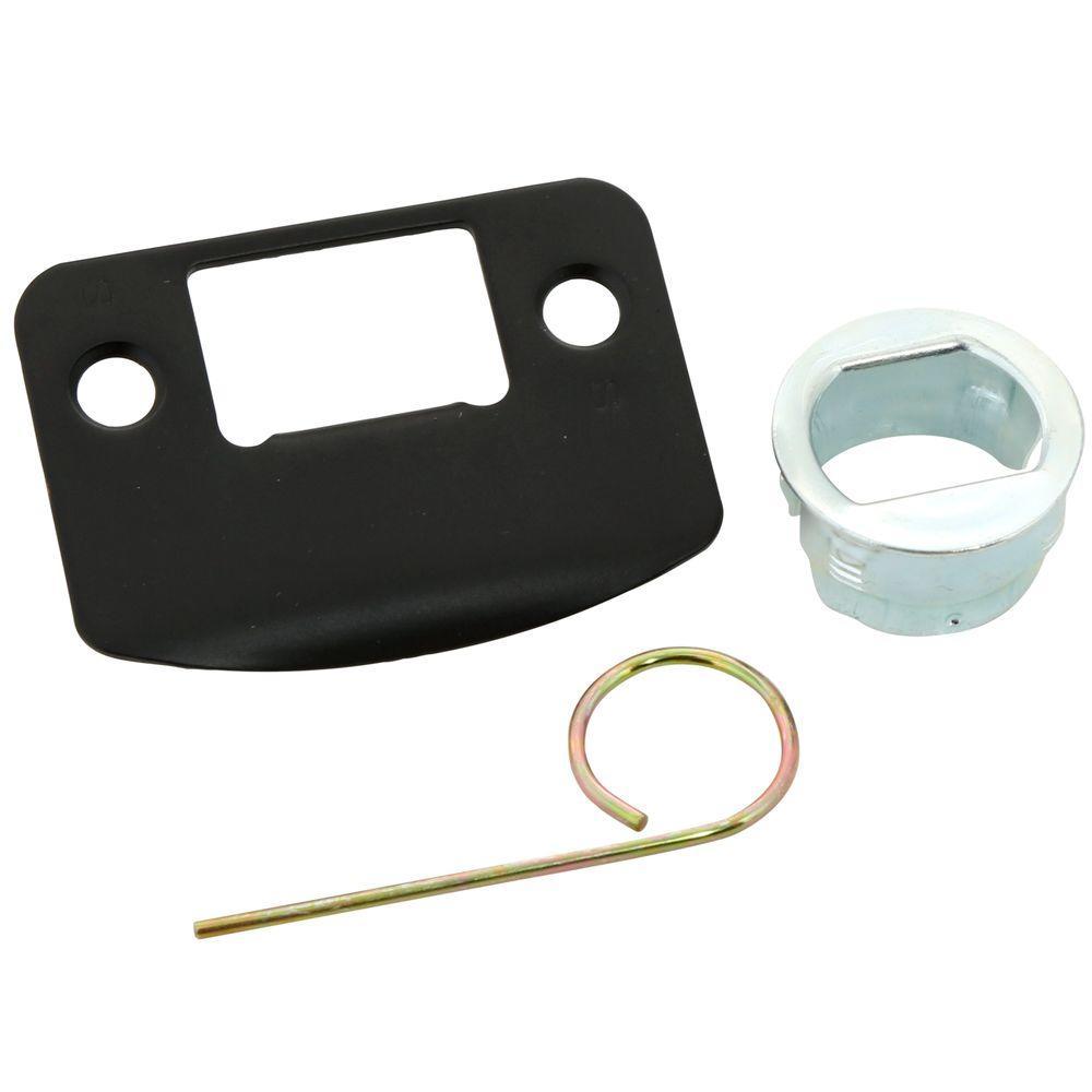 Latitude Matte Black Privacy Bed/Bath Door Lever