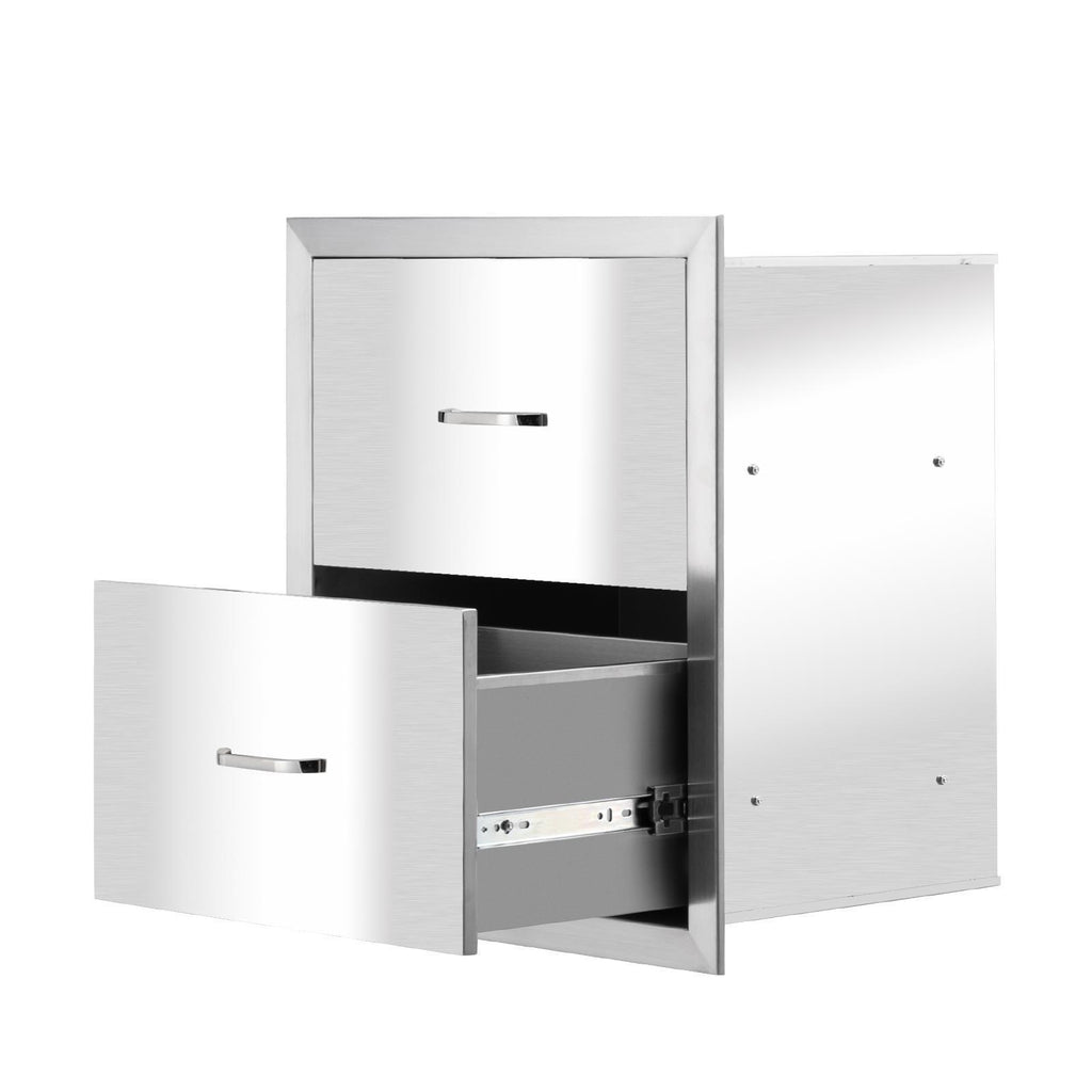 4 Sizes  Steel BBQ Double Single Door Drawer Access Outdoor Kitchen