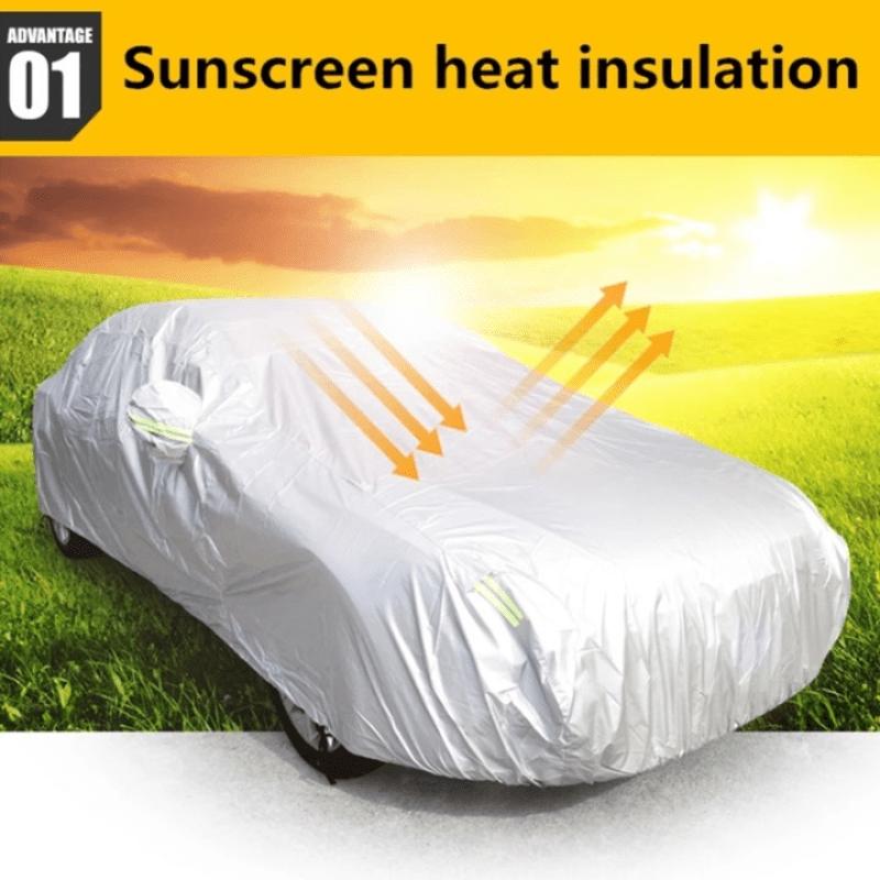 Universal Car Cover - Protect Your Vehicle From Snow, Sun, And Dust With Outdoor Protection!