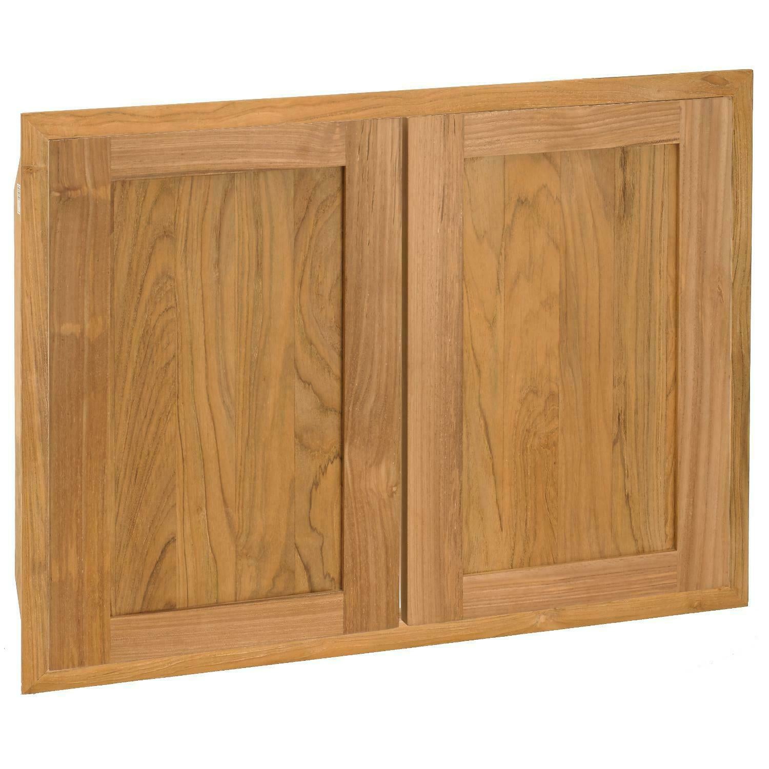 Pacific Teak Shaker 30-Inch Teak Double Access Door