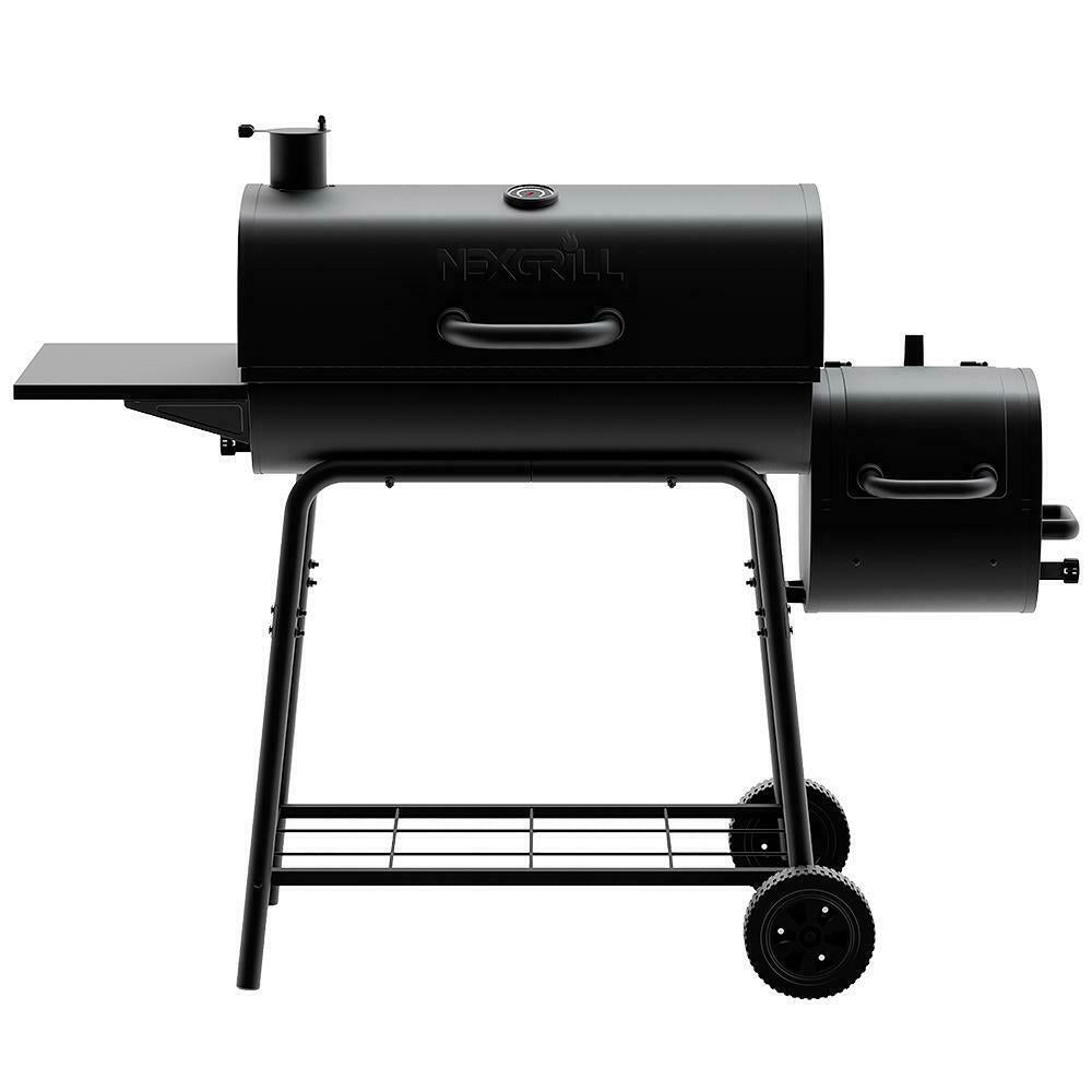 Barrel Charcoal Grill Smoker 29'' -in Temperature Gau2 Wheels