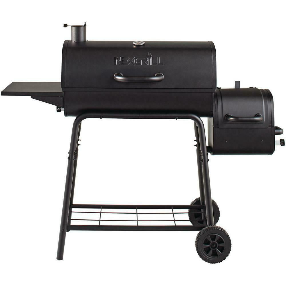 Barrel Charcoal Grill Smoker 29'' -in Temperature Gau2 Wheels