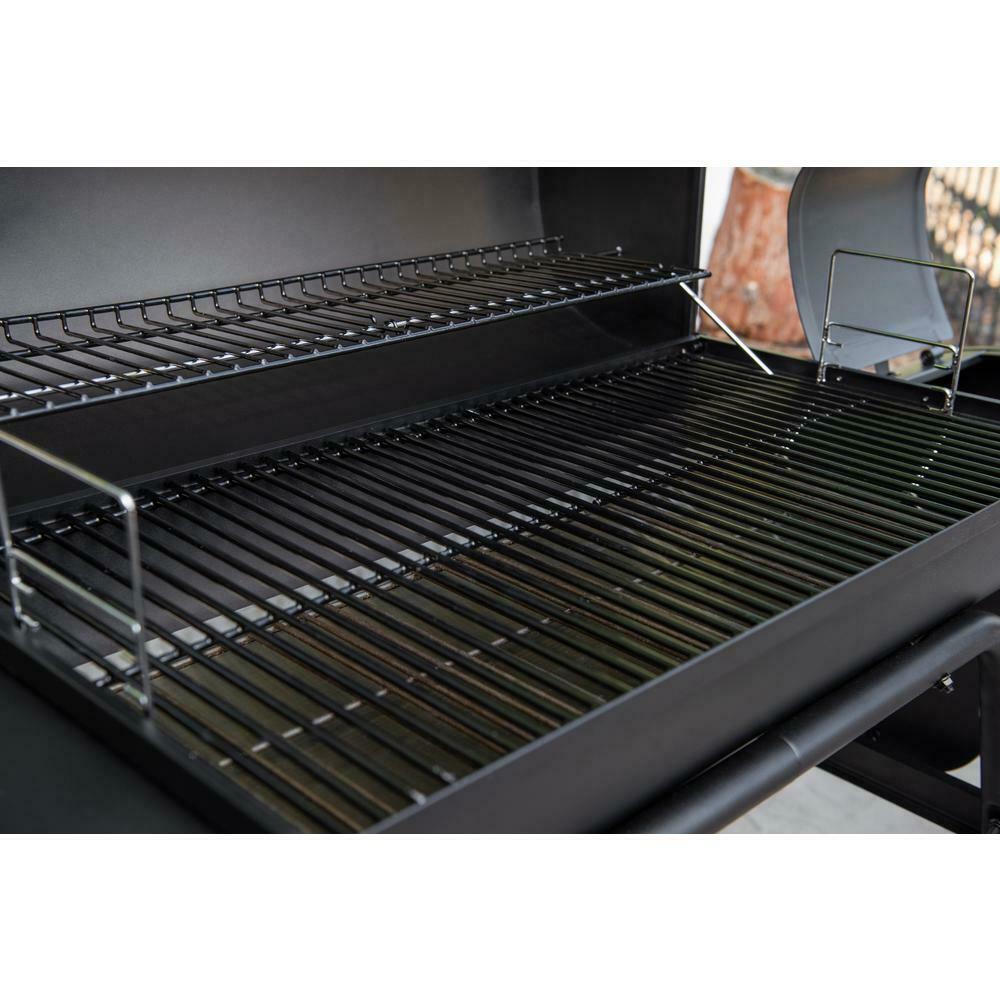 Barrel Charcoal Grill Smoker 29'' -in Temperature Gau2 Wheels