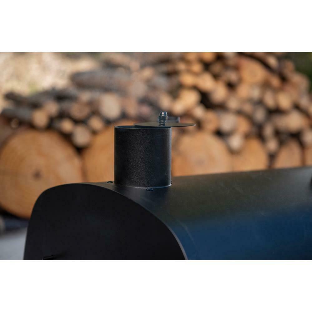 Barrel Charcoal Grill Smoker 29'' -in Temperature Gau2 Wheels