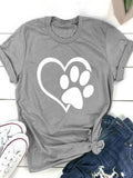 Love Print Short Sleeve T-Shirt