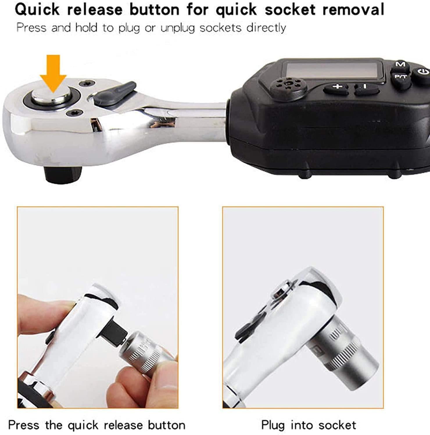 GOFEI Bike Digital Torque Wrench, Professional Electronic Short Handle Torque Wrenches Repair Tools Bike Repair Hand Tools