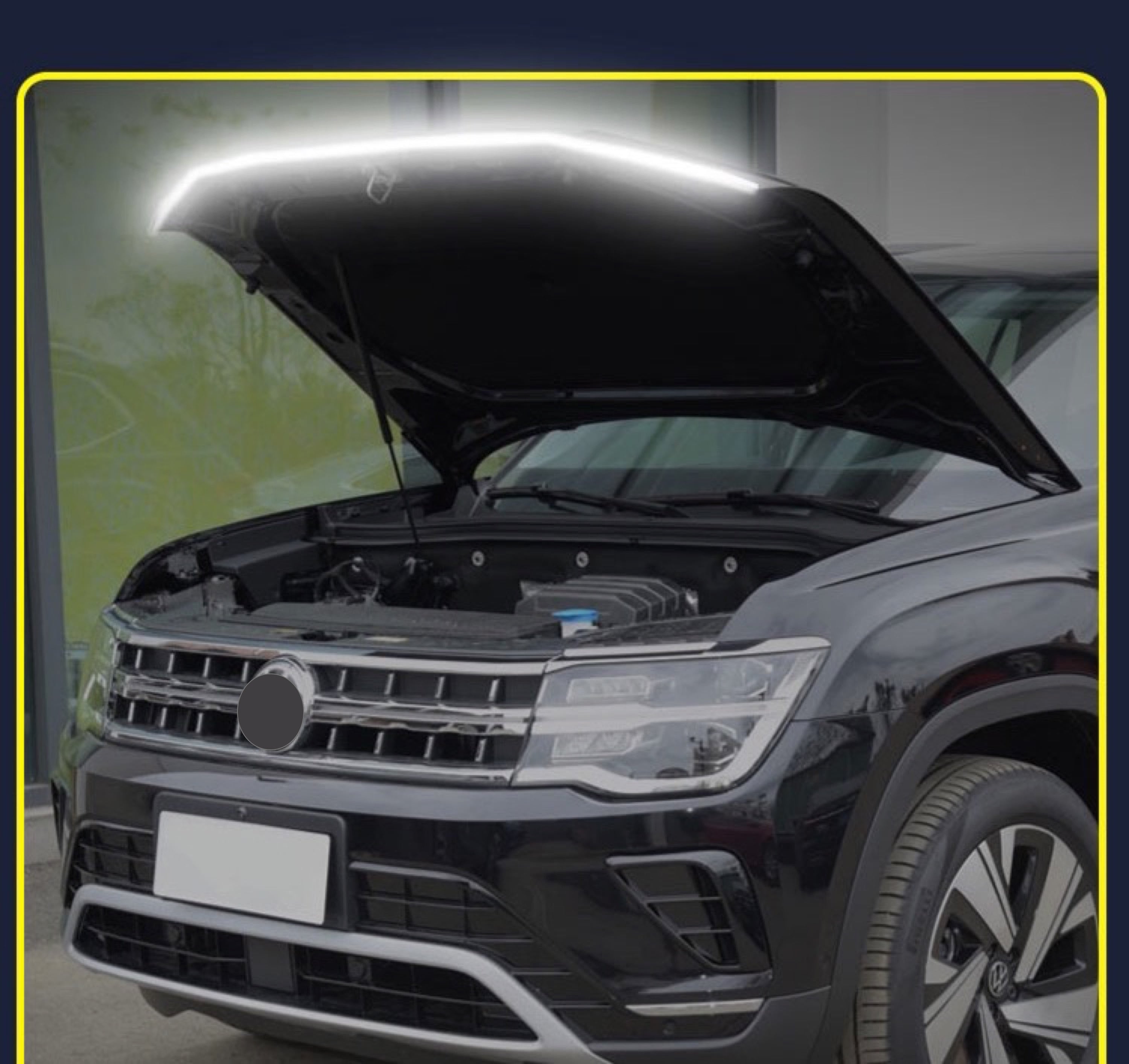 Upgrade Your Vehicle with a Universal 12V, 10W Start-Scan Car LED Hood Light Dynamic Daytime Running Light!
