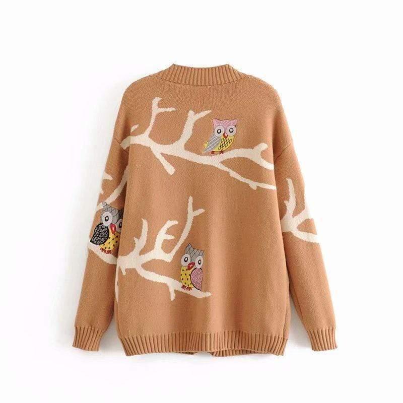 owl cardigan