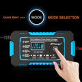 Full Car Motorcycle Battery Charger 12V 6A Auto Pulse Repair LCD Display Smart Fast CharAGM Deep Cycle GEL Lead-Acid Charger