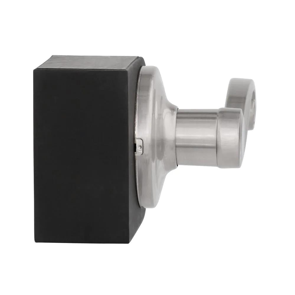 Lido Satin Nickel Right-Handed Dummy Door Lever with Microban Antimicrobial Technology