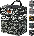 Vankor Car Trash Can for Car Cute Bag Bin Hanging Waterproof Automotive Car Garbage Cans Leak Proof Vehicle Trash Can Cow Print