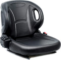 Universal Fold Down Forklift Seat with Adjustable Angle Back,Micro Switch And Safety Belt,for Toyota Forklift,Tractor,Excavator Skid Loader Backhoe Dozer Telehandler
