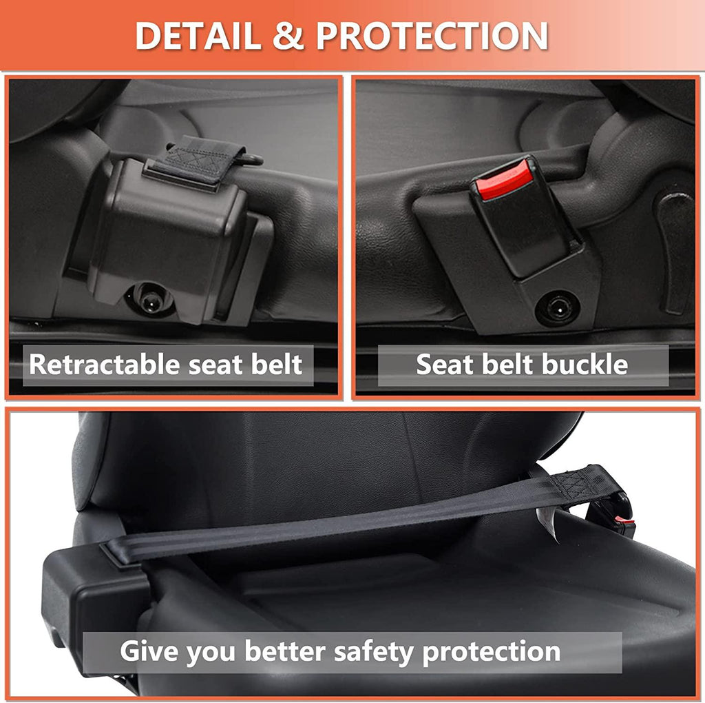 Universal Fold Down Forklift Seat with Adjustable Angle Back,Micro Switch And Safety Belt,for Toyota Forklift,Tractor,Excavator Skid Loader Backhoe Dozer Telehandler
