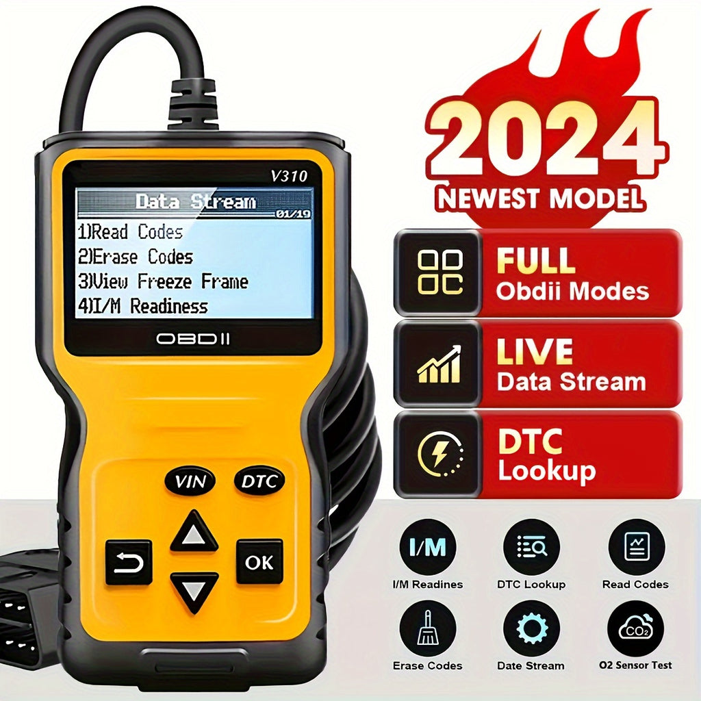 Car OBD2 Scanner,  Code Reader Engine Fault Code Reader Scanner Diagnostic Scan Tool For All OBD II Protocol Cars Since 1996