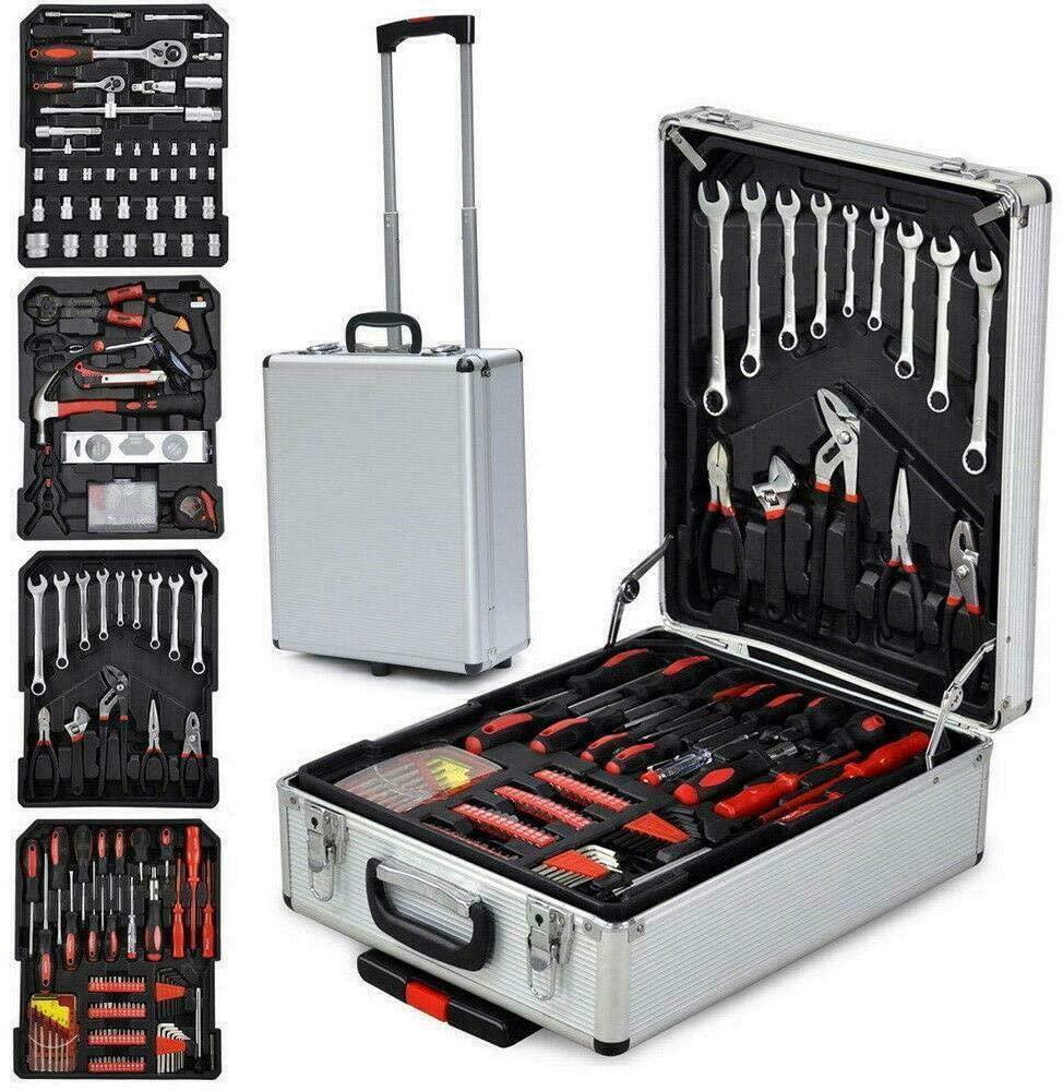 799 PCS Hand Tool Set Mechanics Kit Wrench Socket Toolbox Castors Trolley Keys Tool box Tool kit Wrench set Mechanic tool set Tools for mechanics Home improvement Hand tools Tool boxes Tool sets