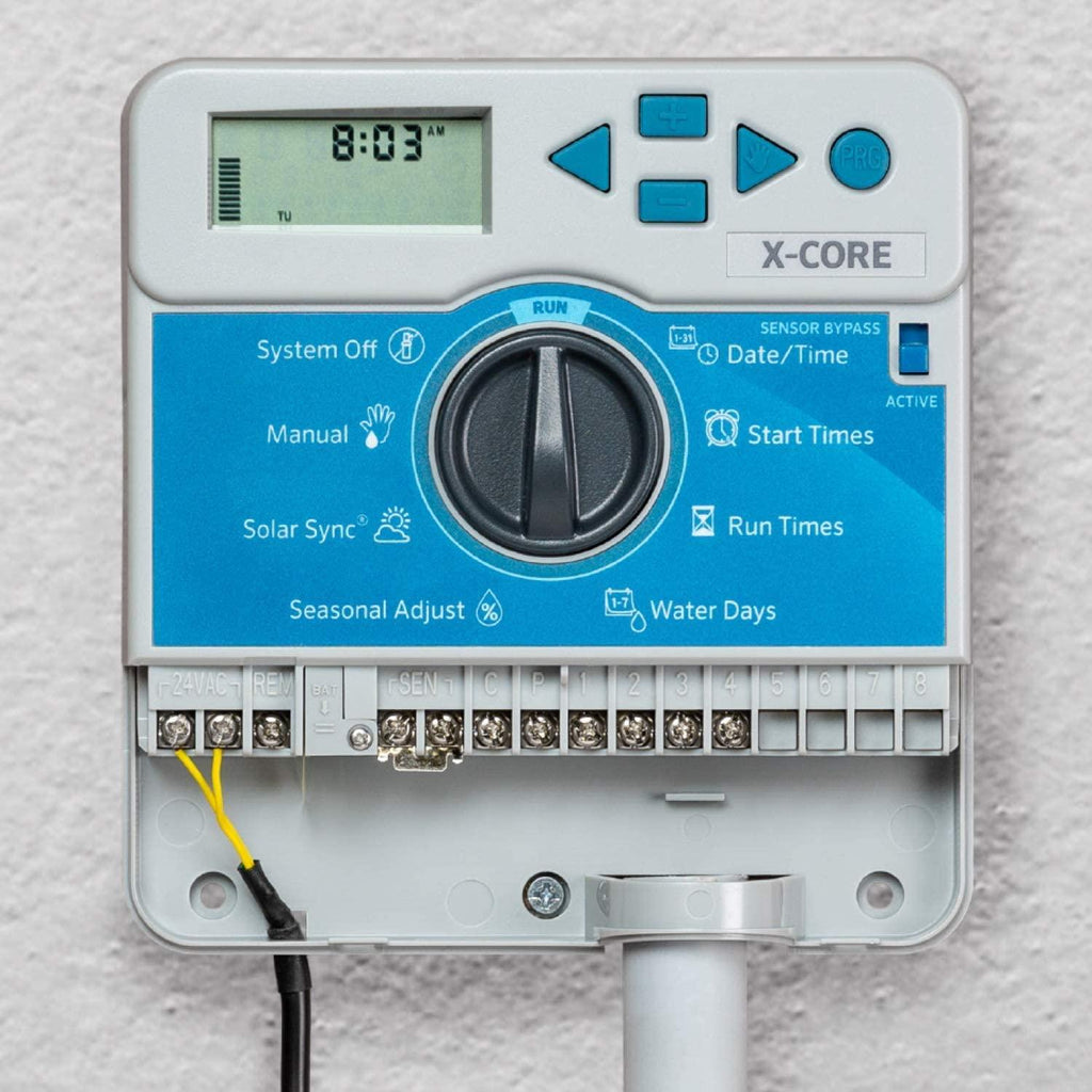 Hunter Sprinkler XC400I X-Core 4-Station Indoor Irrigation Controller, Small, Gray