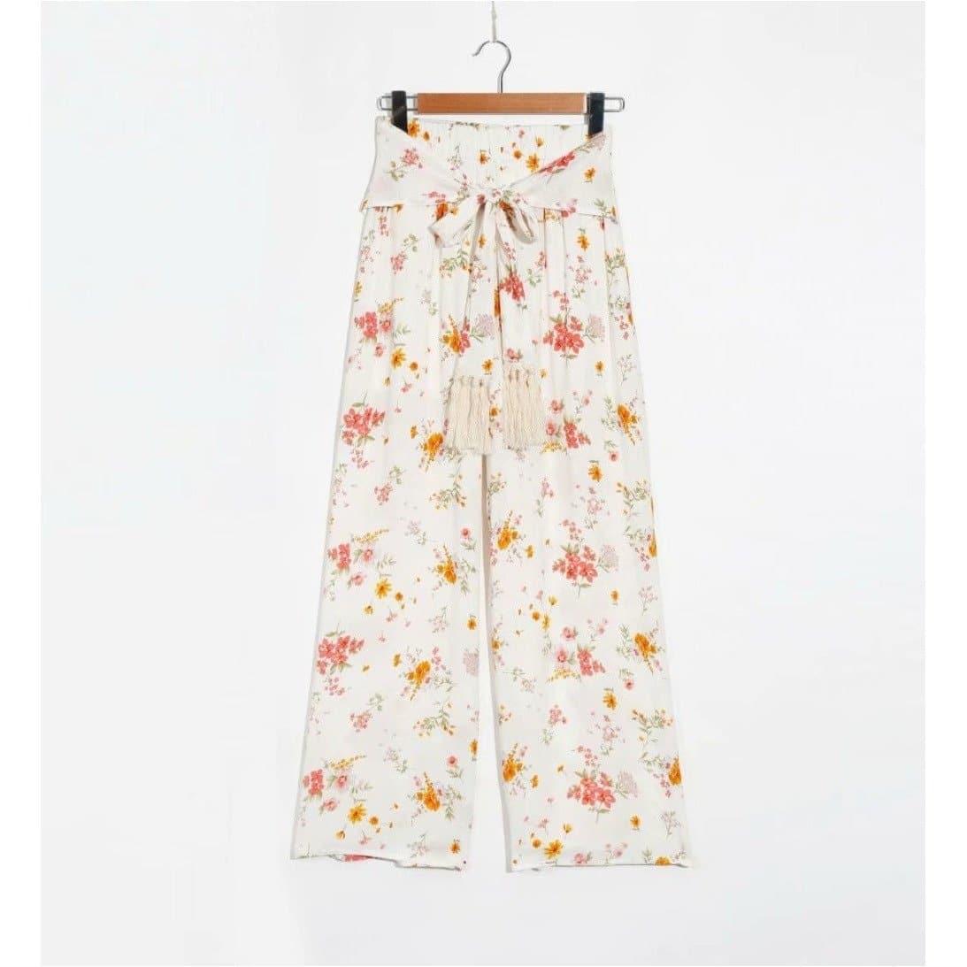 casual summer high waist trouser