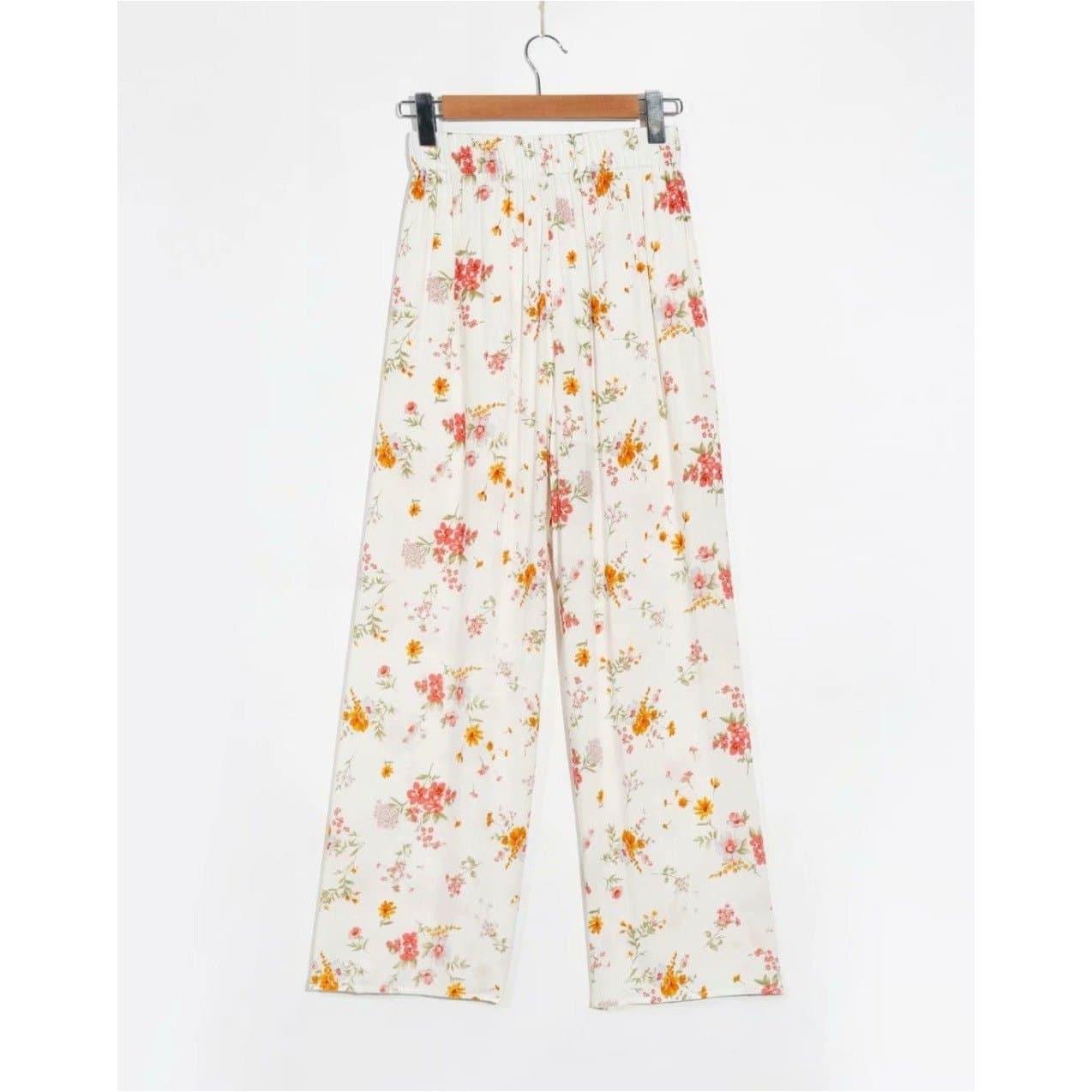 casual summer high waist trouser