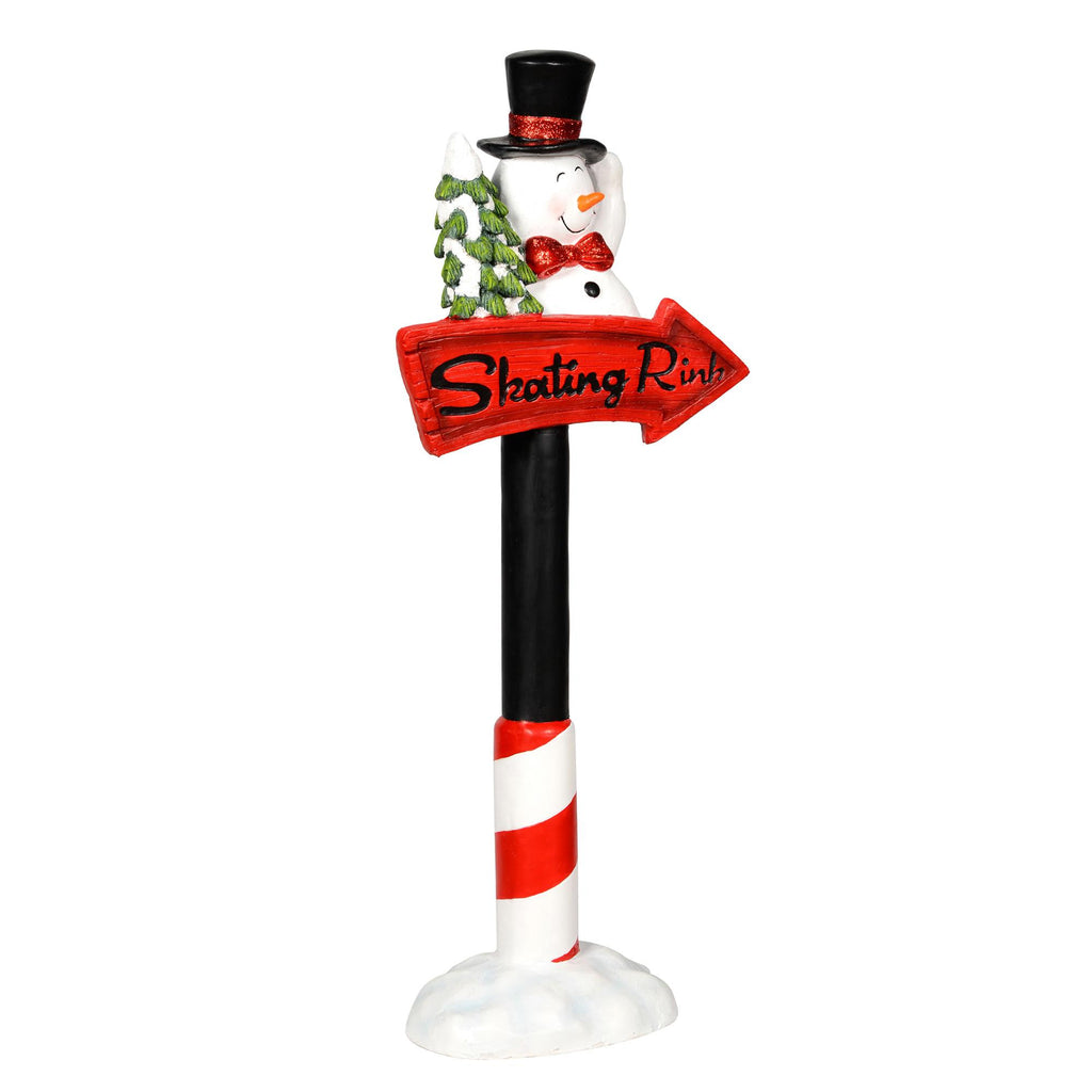 Vickerman 36" Snowman Skating Rink Sign
