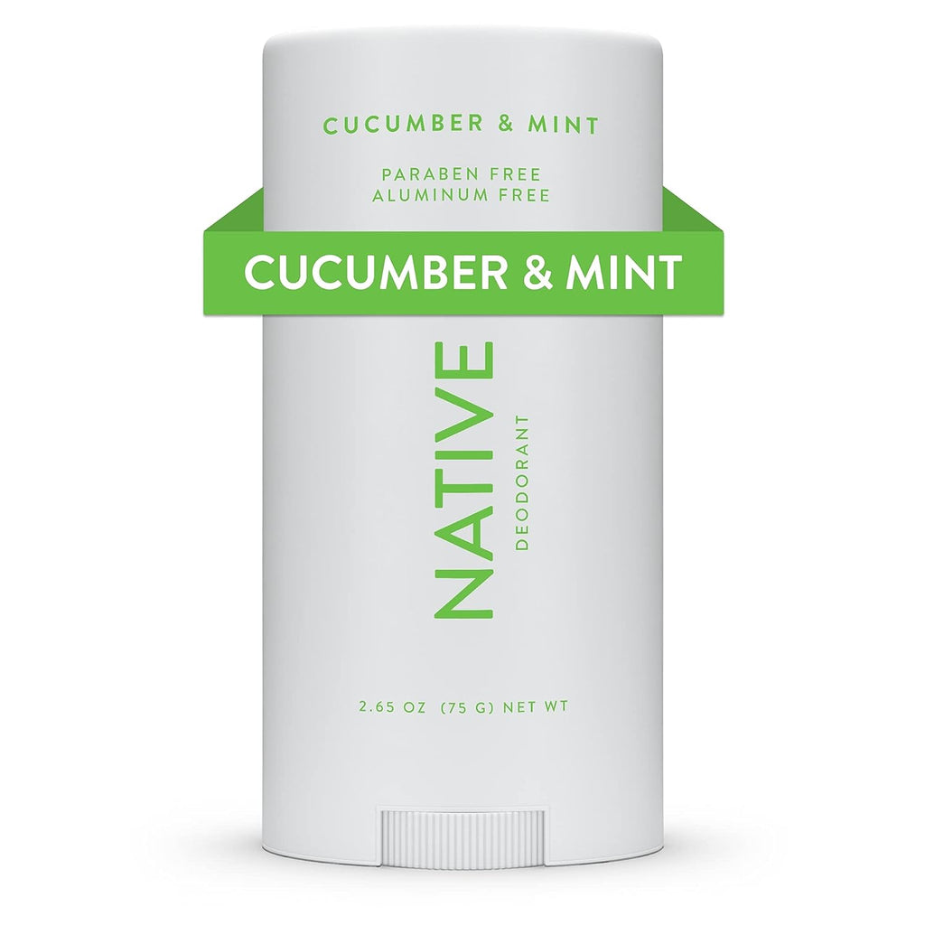 Native Deodorant | Natural Deodorant for Women and Men, Aluminum Free with Baking Soda, Probiotics, Coconut Oil and Shea Butter | Cucumber &amp; Mint