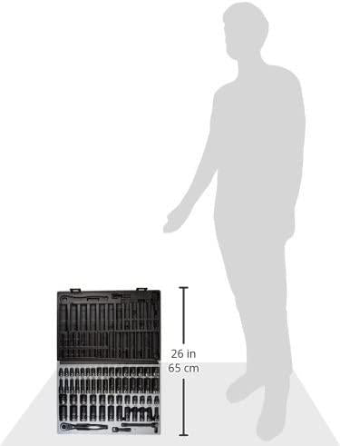 Grey Pneumatic (81659CRD) 3/8" Drive 59-Piece 6-Point Fractional and Metric Duo-Socket Set