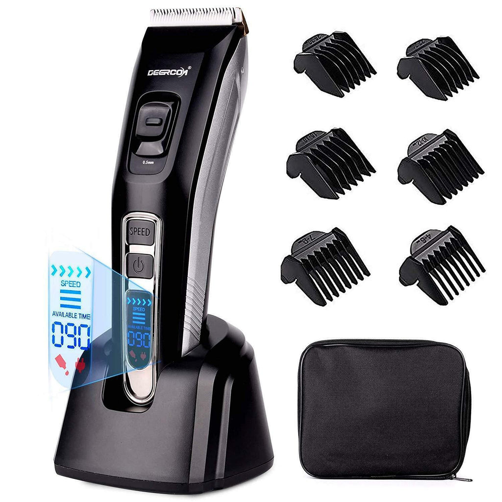 Machine Cut Hair Professional LED Screen Blades Ceramic ium