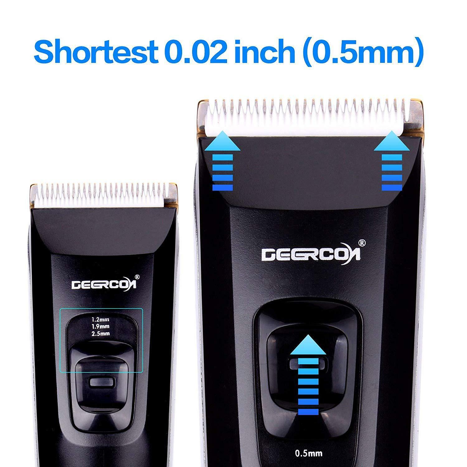 Machine Cut Hair Professional LED Screen Blades Ceramic ium