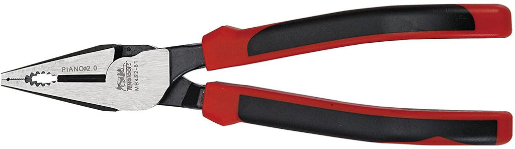 Teng Tools 8 Piece Plier Set Tool Tray (Side Cutters, Linesman, Long Nose, Water Pump) - TTD441-T