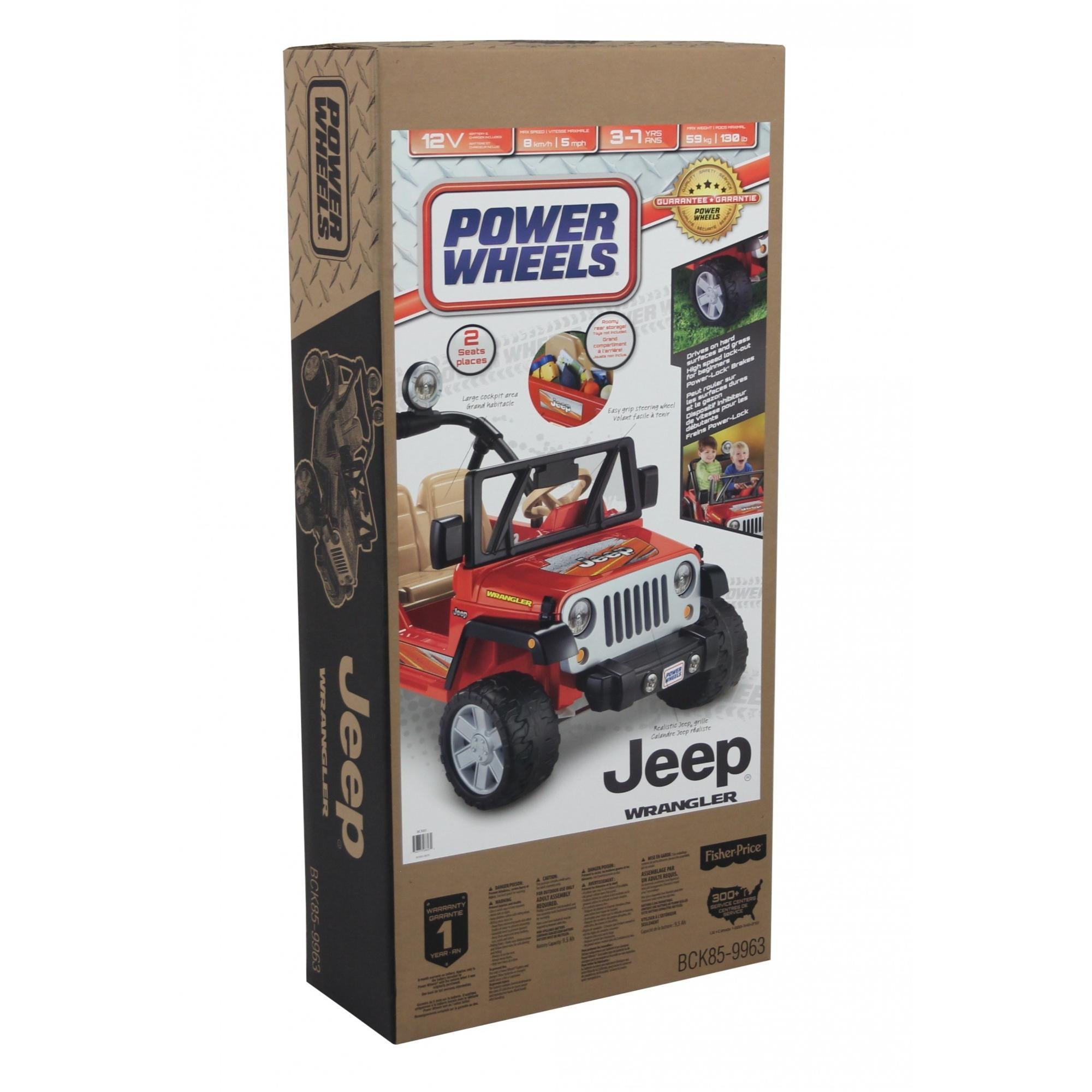 Power Wheels Jeep Wrangler 12-V Ride On