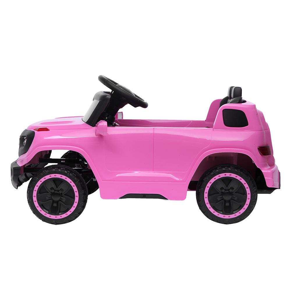Zimtown Electric Car with 35W*1 6V7AH*1 Battery Children Car Pre-Programmed Music and Ride on Car Remote control Pink