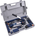 TCE TCE70401 Torin Portable Hydraulic Ram: Auto Body Frame Repair Kit with Blow Mold Carrying StoraCase, 4 Ton (8,000 lb) Capacity, Blue