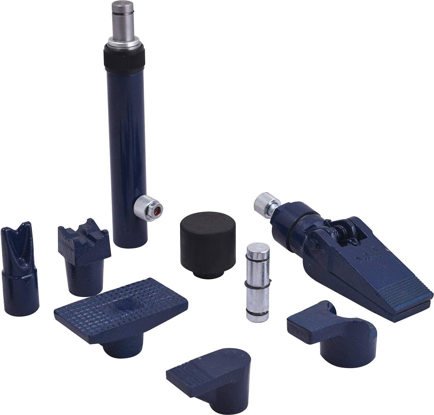 TCE TCE70401 Torin Portable Hydraulic Ram: Auto Body Frame Repair Kit with Blow Mold Carrying StoraCase, 4 Ton (8,000 lb) Capacity, Blue