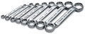 SK 86198 SuperKrome 8 Piece 6 Point Short and Deep 6-Millimeter to 20-Millimeter Offset Box End Wrench Set