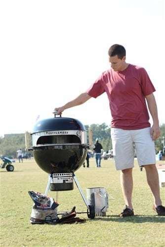 Fired Charcoal Grill Pizza Oven Kit for 18.5 and 22.5 in. Grill