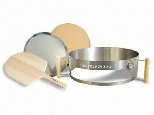 Fired Charcoal Grill Pizza Oven Kit for 18.5 and 22.5 in. Grill
