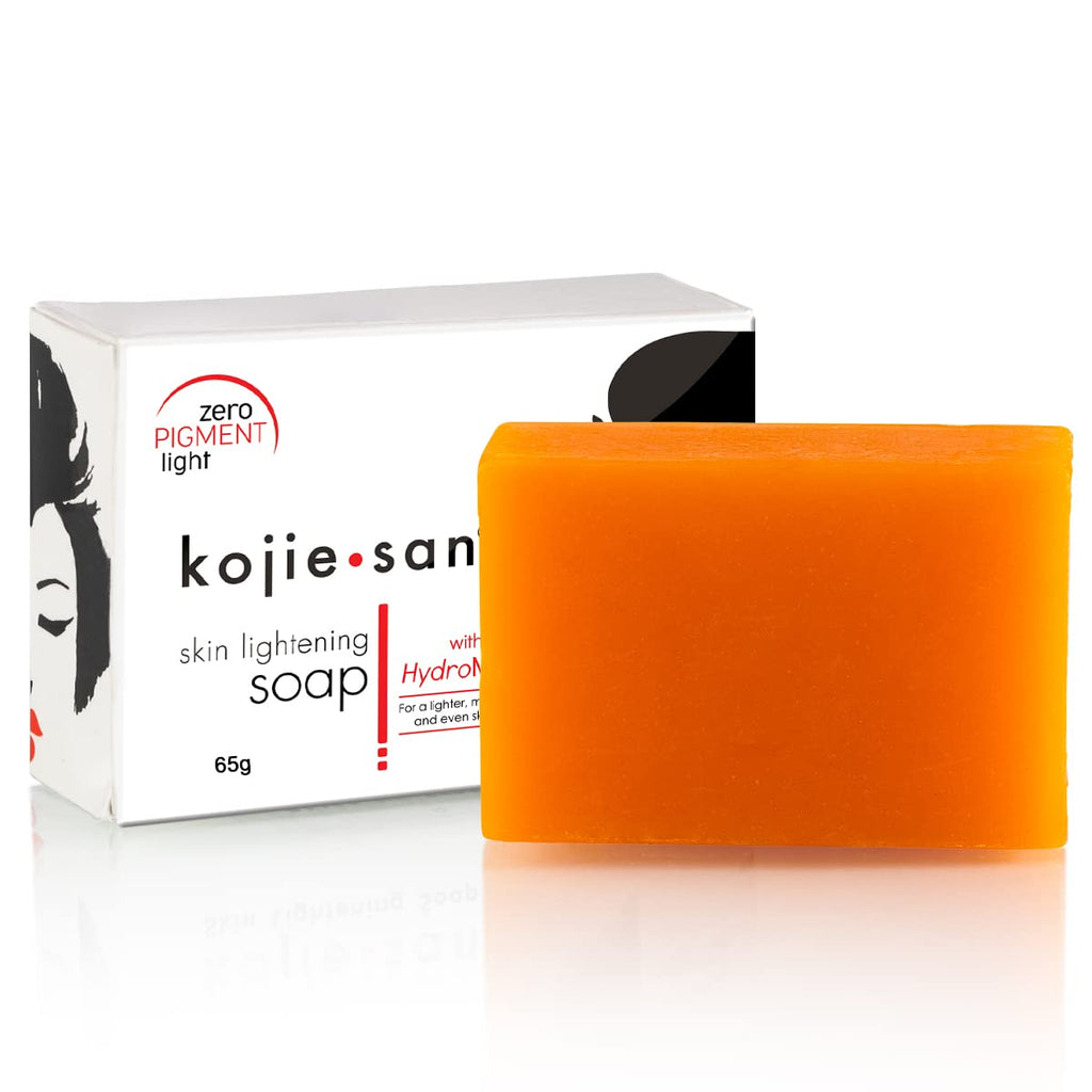 Kojie San Skin Lightening Authentic Kojic Acid Soap Even and Lighten Skin Tone - 1 x 65g Bar