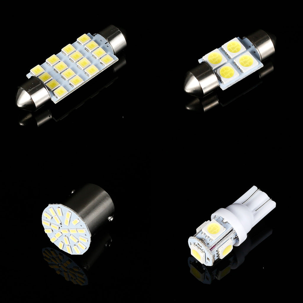42PCS Xenon White SMD LED Bulb - 6000K Interior Light Bulbs for Cars, RVs &amp; Trunks - T10 Reading Light