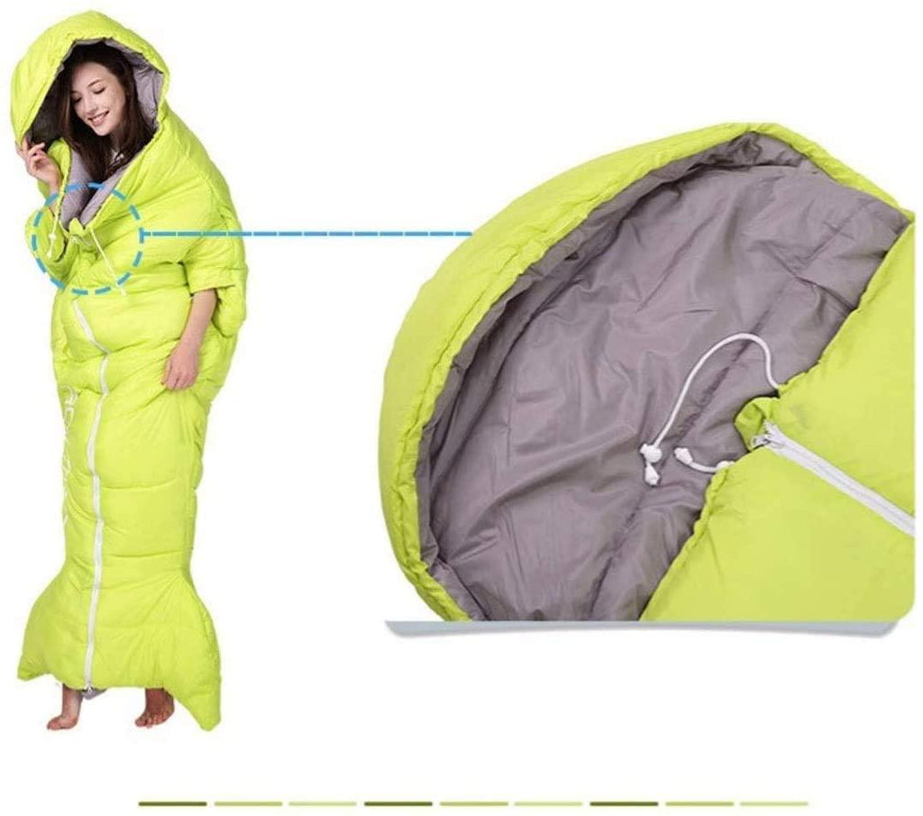 FSGHJJKN BackpacSleeping Bag – Lightweight Warm & Cold Weather Sleeping Bags for Adults, Kids & Couples – Ideal for Hiking, Camping & Outdoor Adventures – Single
