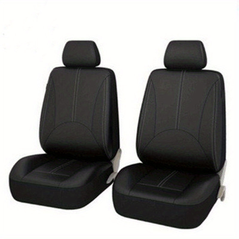 Car PU Leather Seat Cover High Quality Full Set universal cars Leather Seat Cover 5 Seat Protection Cover Suitable For Most Cars